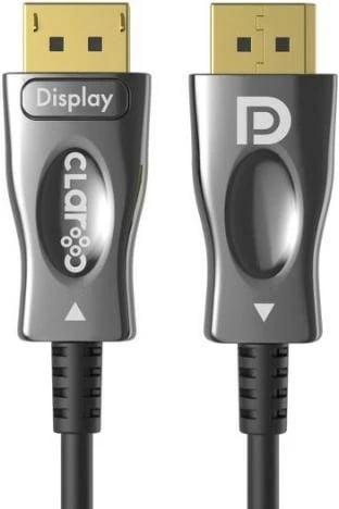 Kabllo DisplayPort CLAROC 1.4 AOC, 8K, 20 m, e zezë