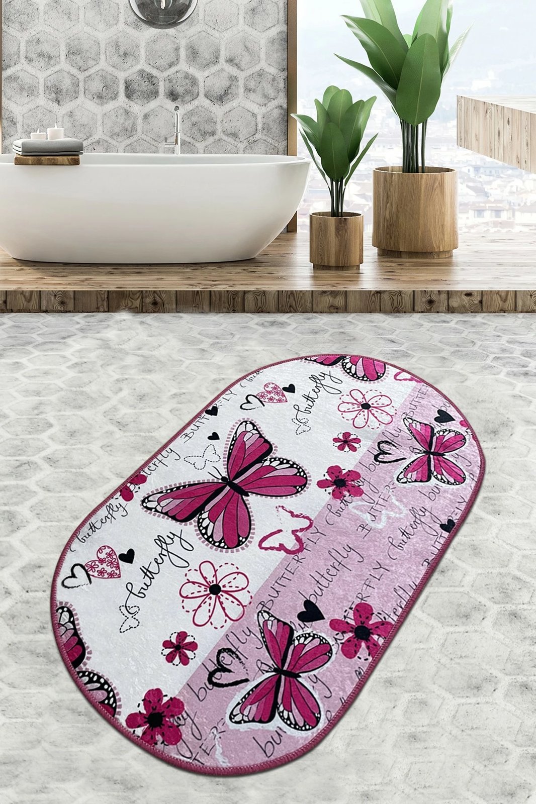 Tapet banje Mijölnir, Danous Djt, shumëngjyrësh, 70x120cm