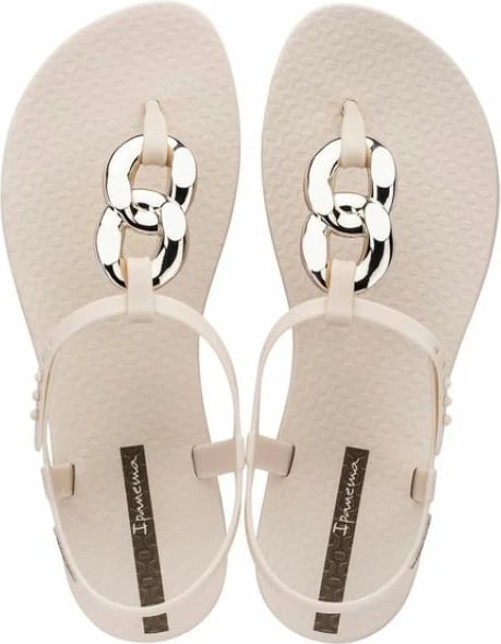 Sandale flip-flop për femra Ipanema, bezhë