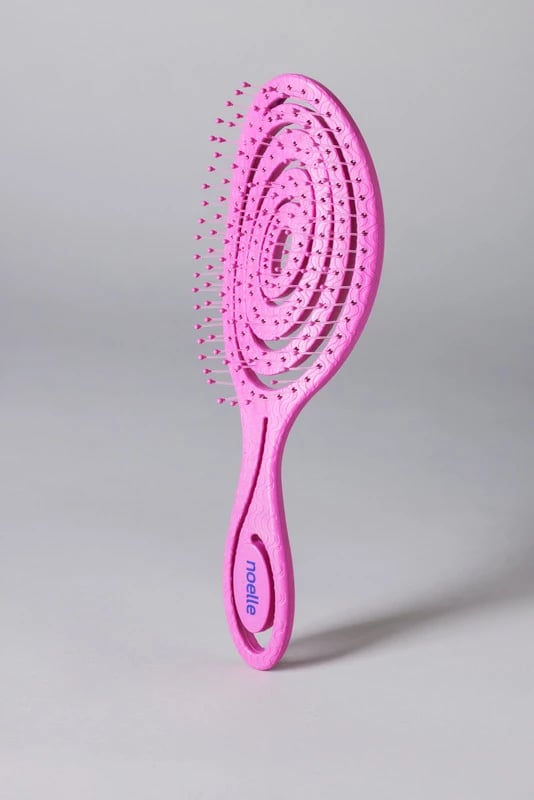 Noelle Eco-Friendly Hairbrush Pink Spiral