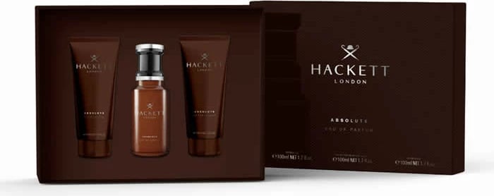 Eau de Parfum për meshkuj Hackett Absolute set 3 pjesësh 100ml