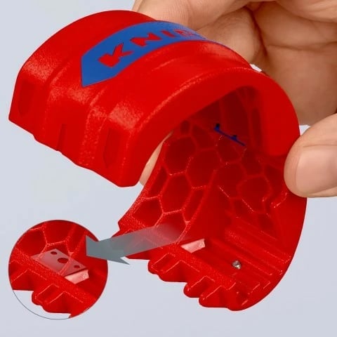Prerës kabllosh Knipex BiX, plastikë/çelik inox, 5 cm, kuq Prerës kabllosh Knipex BiX, plastikë/çelik inox, 5 cm, kuq