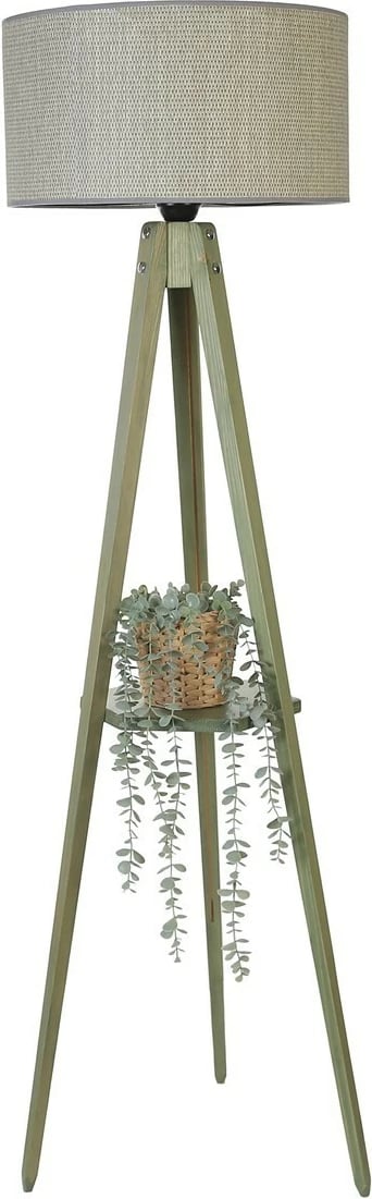 Llambë dyshemeje Opviq, 8840-4, metalike, ngjyrë e gjelbër dhe gri, 155cm