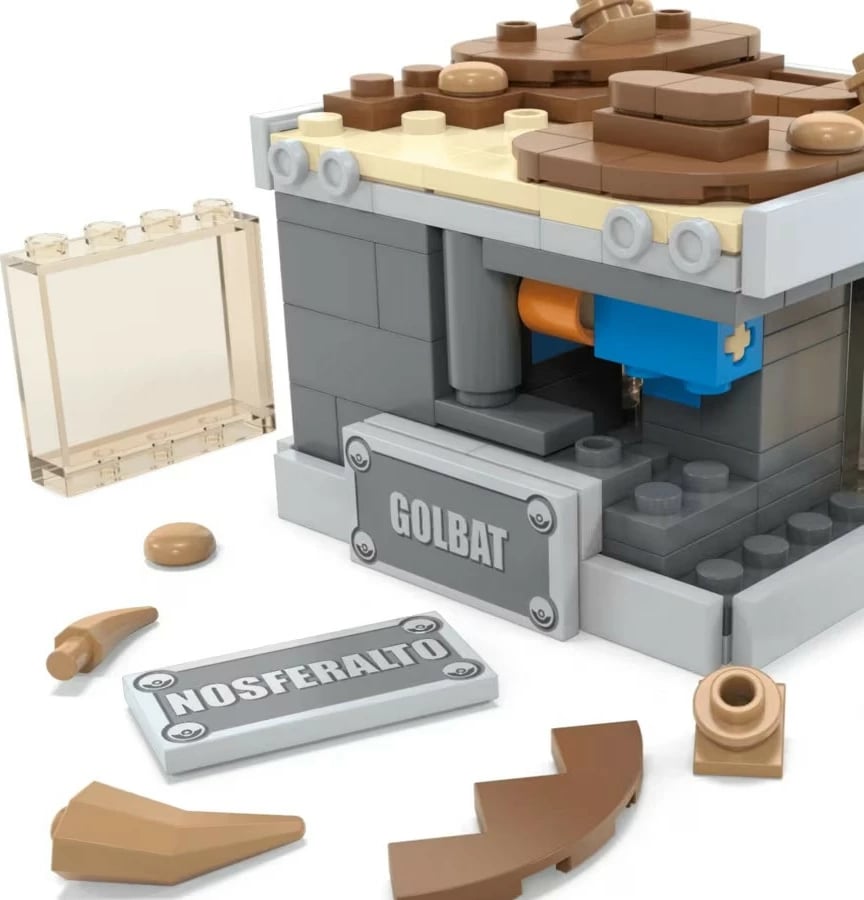 Set ndërtimi Mega Bloks Pokémon Golbat, 318 pjesë, Plastik
