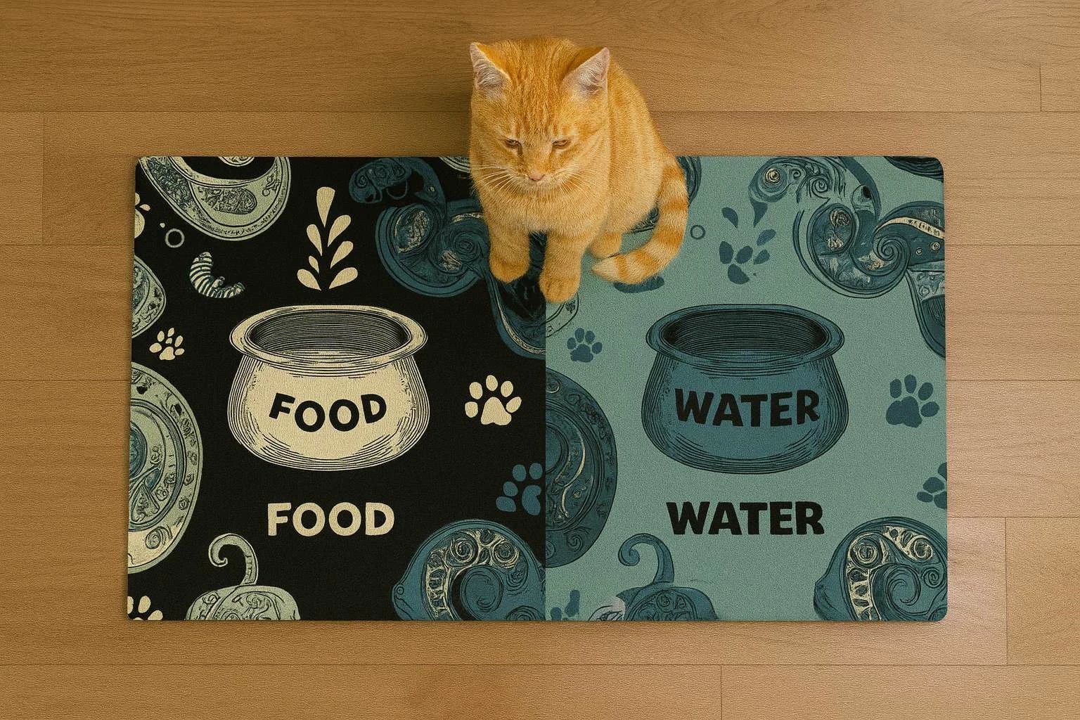 Tapet ushqimi për kafshë, shumëngjyrësh, Paspet2