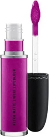Buzëkuq i lëngshëm mat metalik MAC Retro Matte Liquid Lipcolour Metallics Atomized, unisex