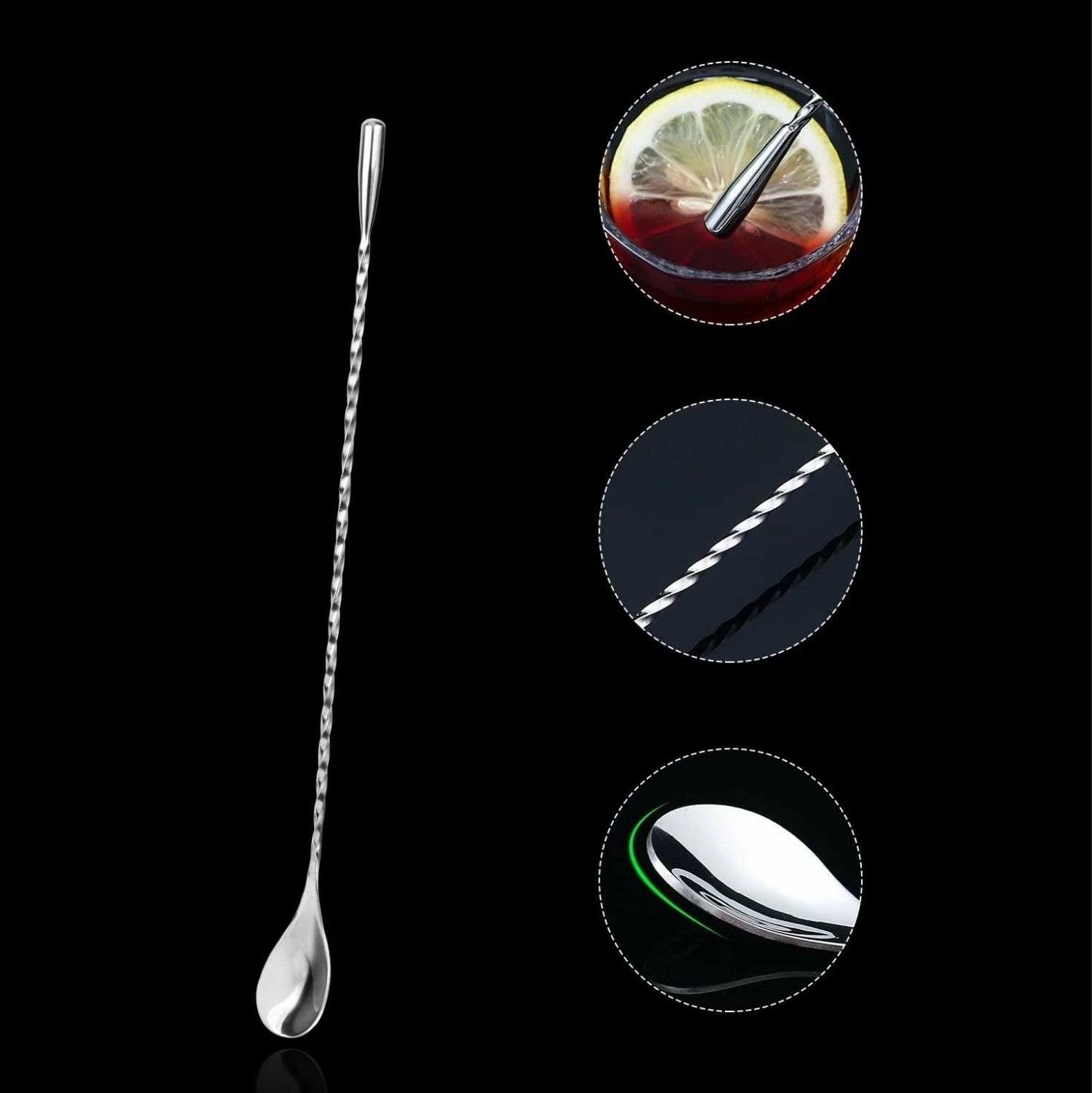 Lugë për koktej, Hermia Concept, ngjyrë argjendi