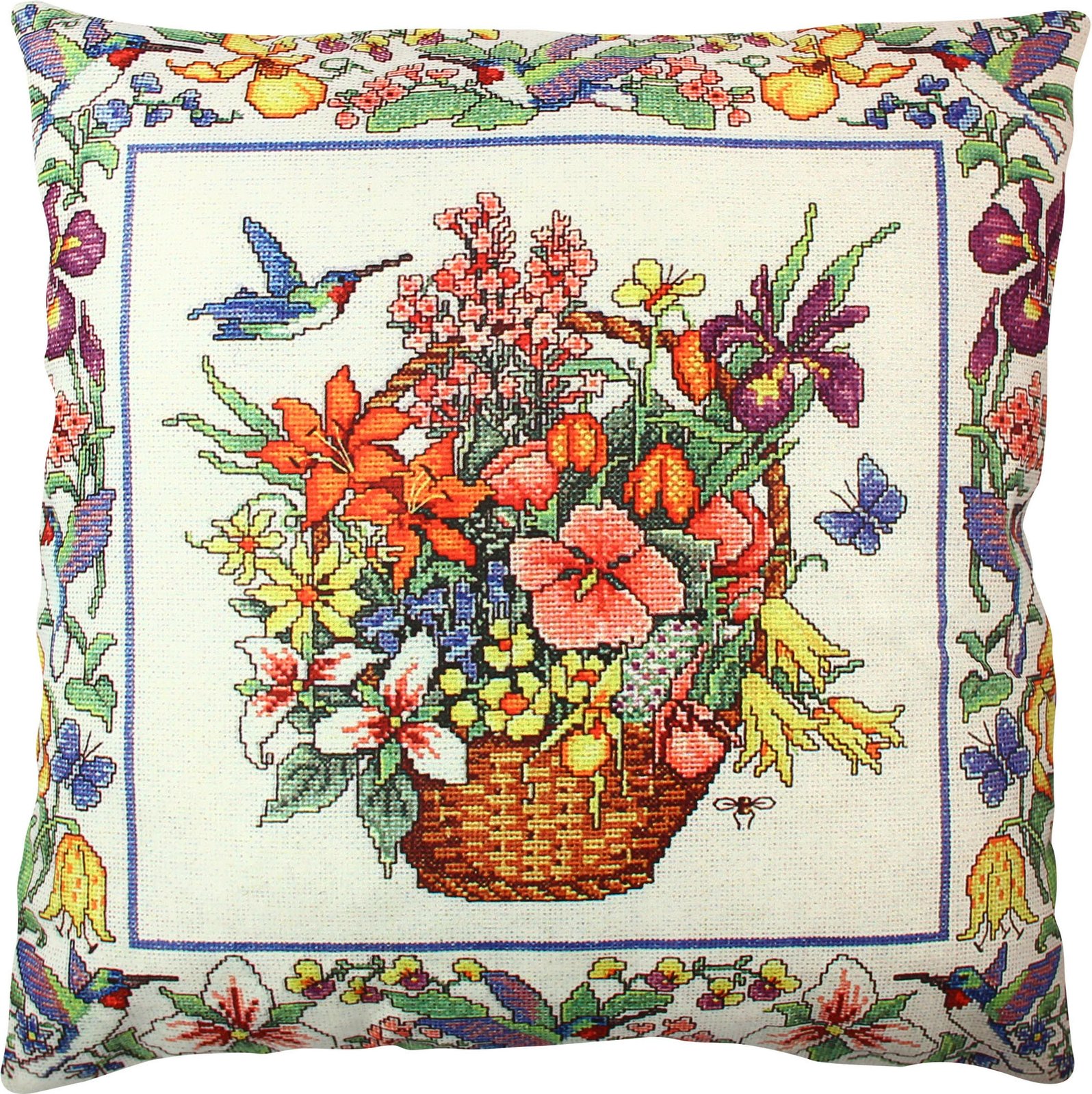 Jastëk dekorativ, shumëngjyrësh, Evila Originals, A11839, 43x43cm