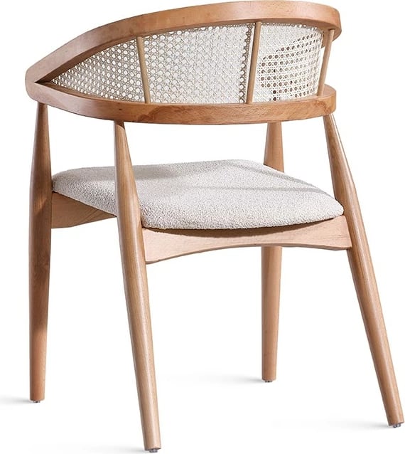 Tavolinë me karrige (4 copë), Skye Decor, Vegas, ngjyrë natyrale