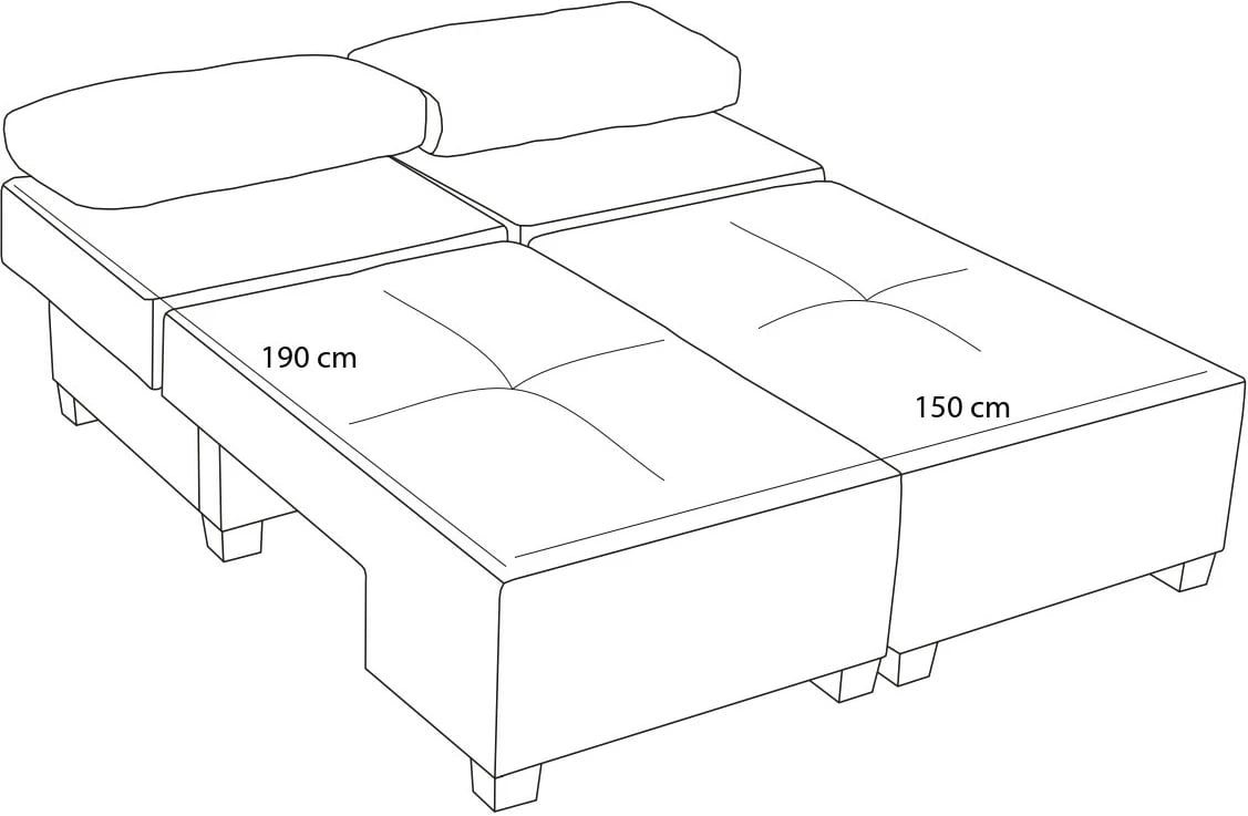 Divan-krevat 3 vendësh Atelier del Sofa, liri Perenna, krem