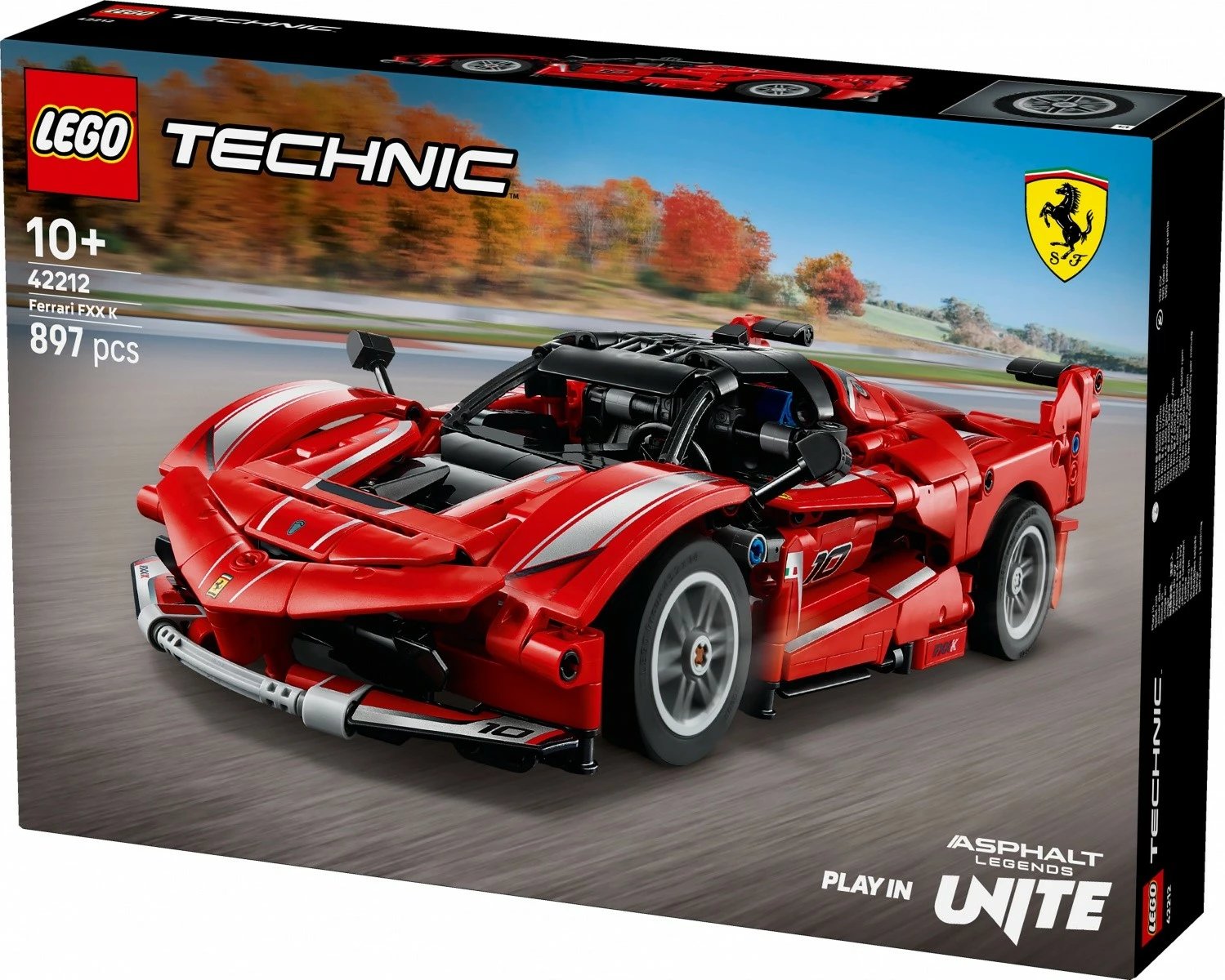 Set ndërtimi LEGO Technic Ferrari FXX K 42212, 897 pjesë, e kuqe
