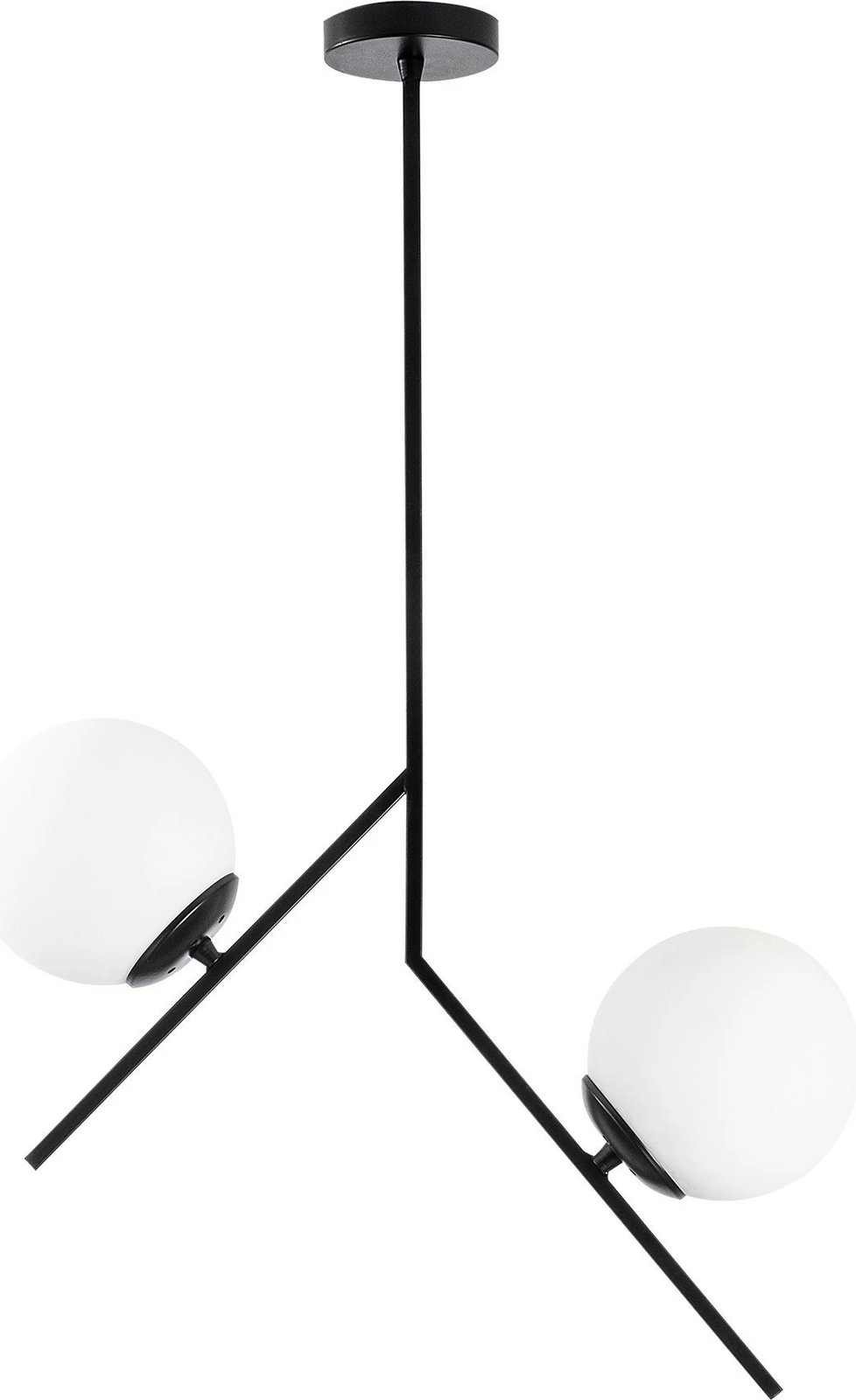 Llambë tavani Opviq, Dolunay - 144-AV, dizajn industrial skandinav, e zezë