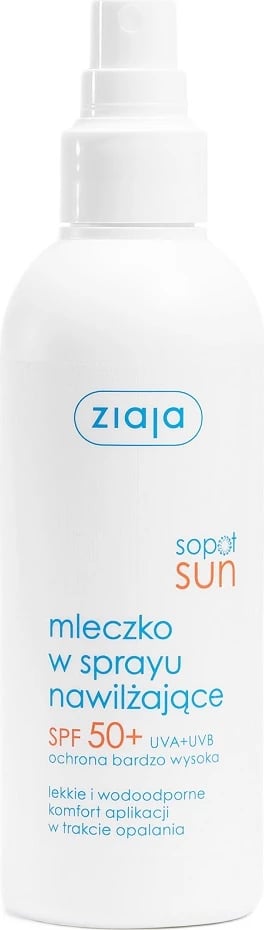 Qumësht për diell spray Ziaja Sopot Sun SPF50, 170ml