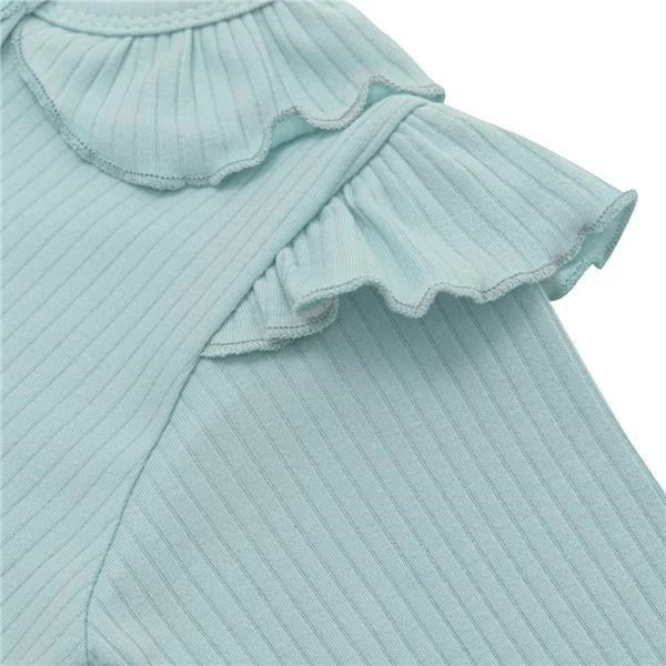 body bebe, New Baby, Stripes, mëngë të gjata, pambuk 100%, madhësi 80 (9-12m), për vajza, blu