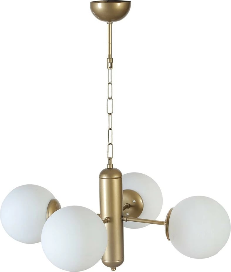 Llambë tavani Opviq Bankok, 4 drita, ngjyrë e bardhë dhe ari Llambë tavani Opviq Bankok, 4 drita, ngjyrë e bardhë dhe ari