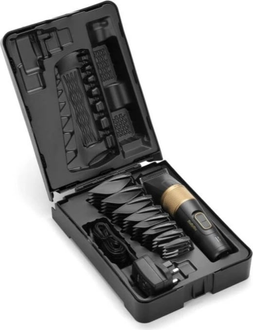 Makinë rroje flokësh Babyliss E987E, me bateri Lithium-Ion, Gold