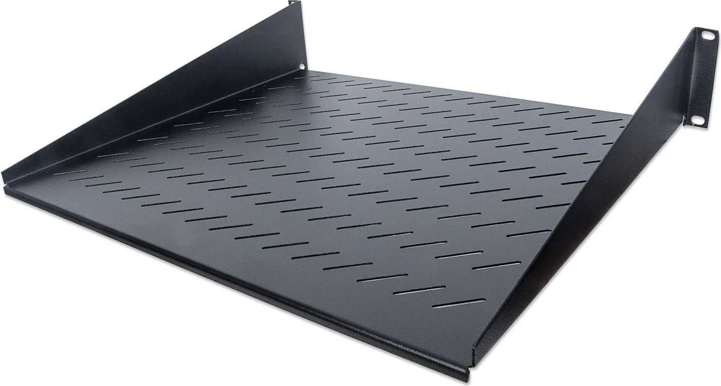 Raft Intellinet 712514, 2U, 400mm, Rack 19", perforuar, e zezë