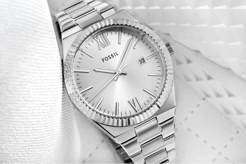 Orë dore për femra Fossil, argjend