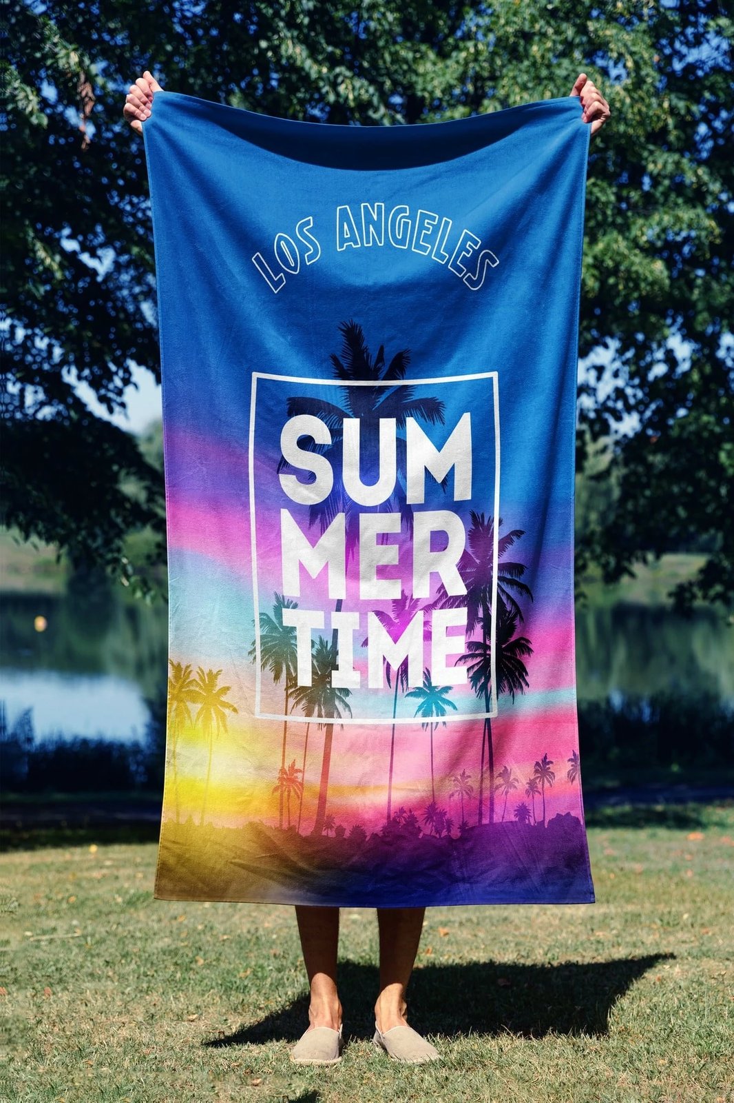 Peshqir plazhi Mijolnir, shumëngjyrësh, Summer Time 90