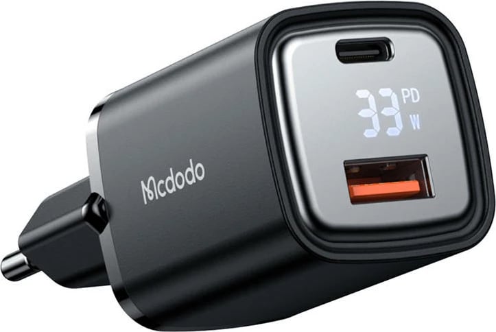 Karikues Mcdodo CH-1701 me ekran, 33W, USB-A/USB-C, zi