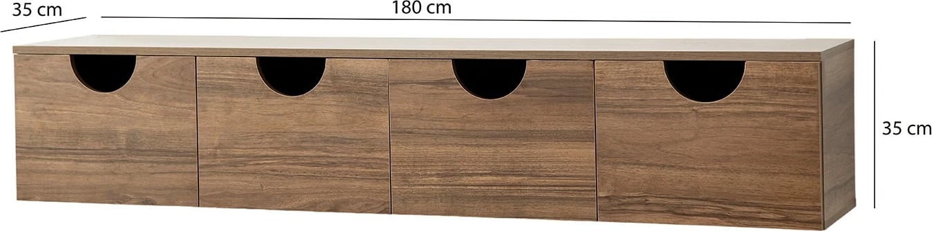 Komodë për TV Skye Decor, ngjyrë arre, Four Seasons, v2