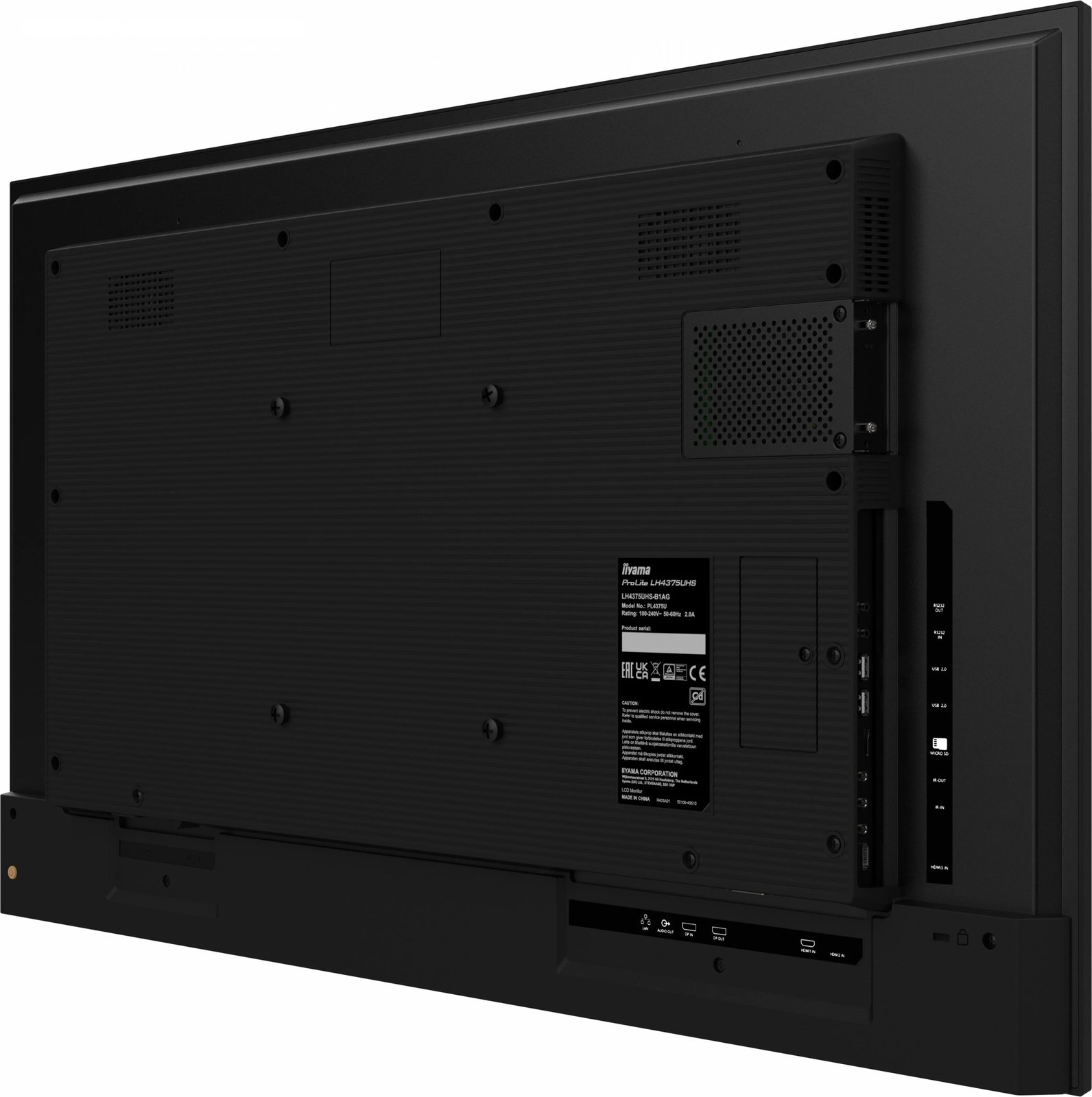 Ekran dixhital iiyama ProLite, 43", LCD, 4K UHD, Wi-Fi