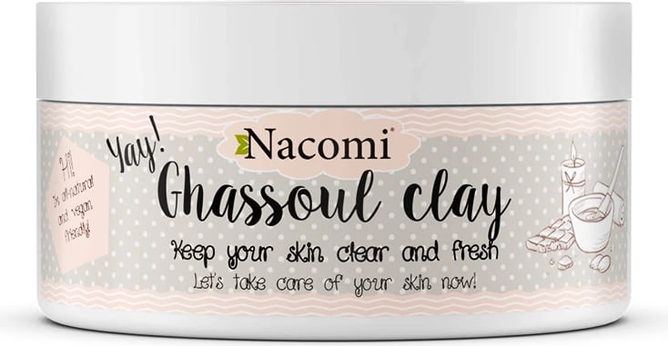 Maskë pastruese Nacomi Ghassoul Clay 94g