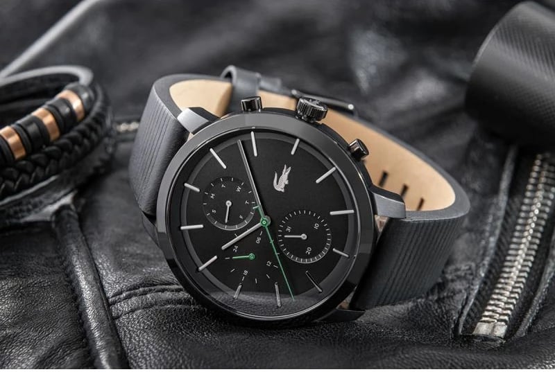 Orë dore për meshkuj Lacoste Replay, e zezë