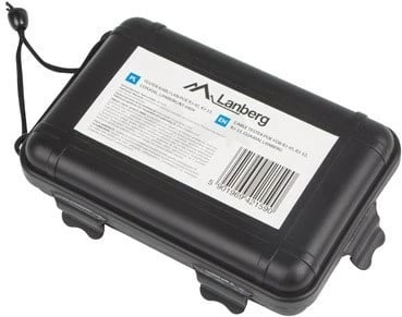 Testues kabllosh rrjeti Lanberg NT-0404, me LED, i zi/blu