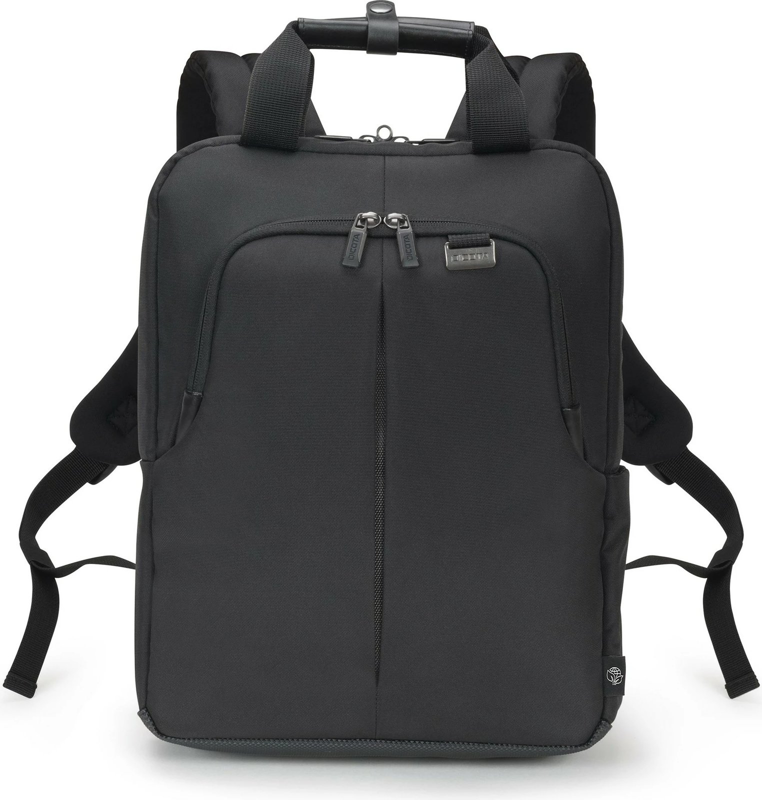 Çantë shpine DICOTA ECO Slim PRO, 14.1", rrip shpatullash, e zezë