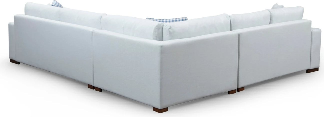 Këndare Atelier del Sofa, Loop 22, ngjyrë bezhë, këmbë druri arre, 282x322cm