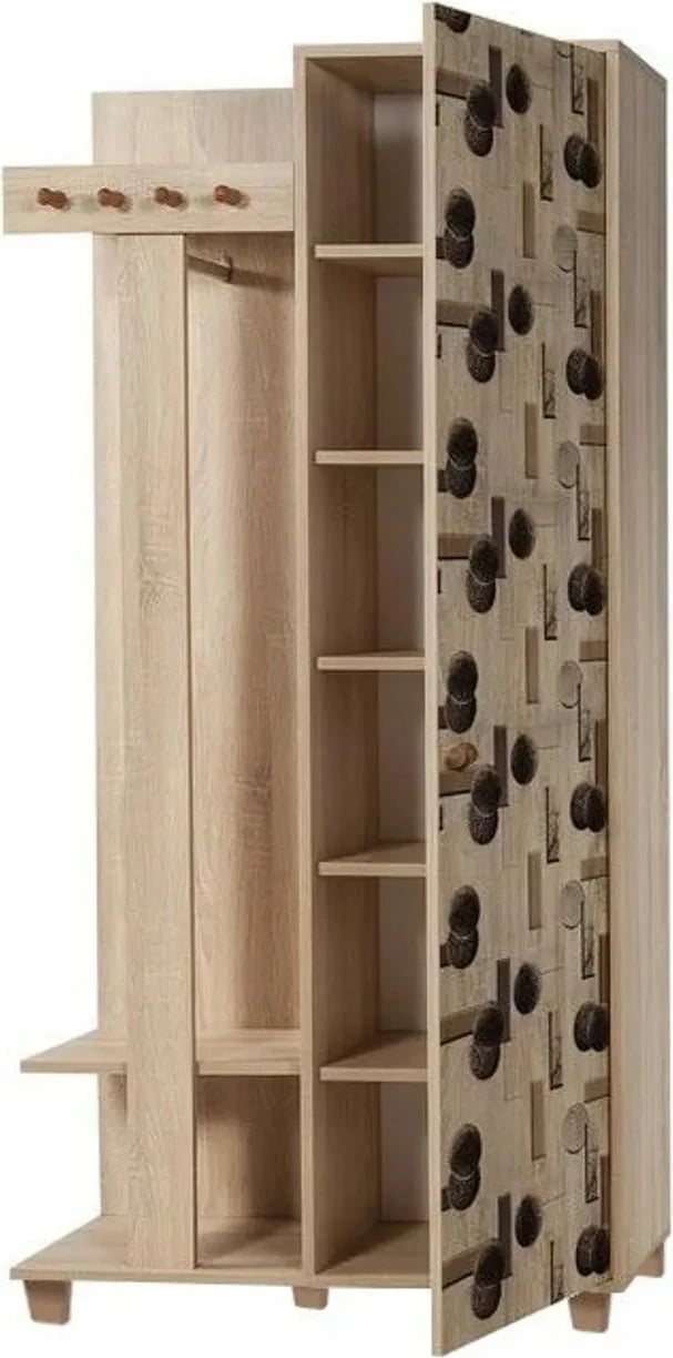 Stendë korridori, ngjyrë lisi Sonoma, Garmanto 90 - 522