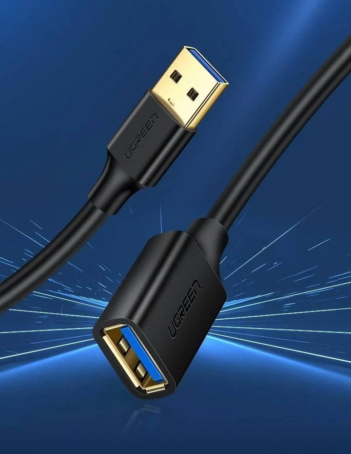 Kabllo zgjatuese USB 3.0 UGREEN 10368B, 1m, e zezë
