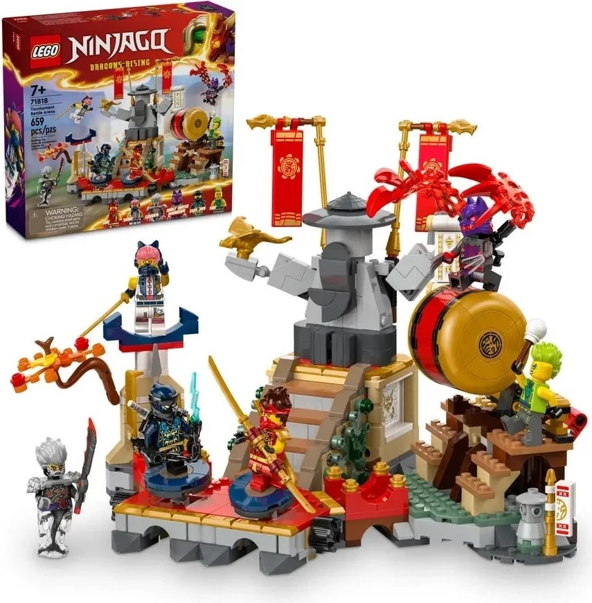 Set figura LEGO NINJAGO Tournament Battle Arena 71818,  6 pjesë