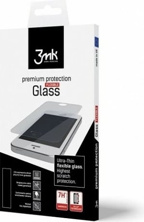 Xham mbrojtës hibrid 3MK FlexibleGlass për iPhone 5/5S/SE, Transparent
