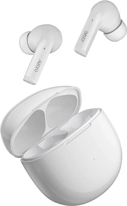 Kufje TWS QCY T18 MeloBuds, Bluetooth 5.2, IPX5, Bardhë