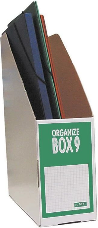 Mbajtës revista NEXT No9, letër, Bardhë Jeshil