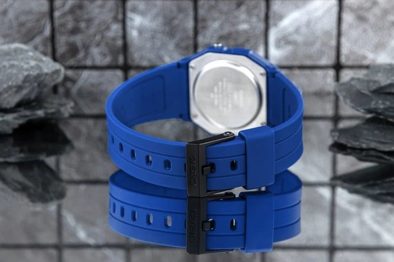 Orë dore unisex Casio, blu