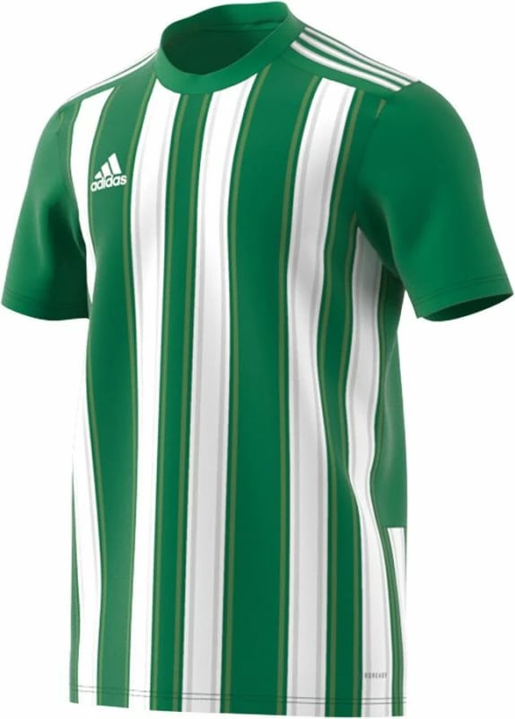 Fanellë adidas Striped 21 JSY M për meshkuj, e bardhë dhe e gjelbër
