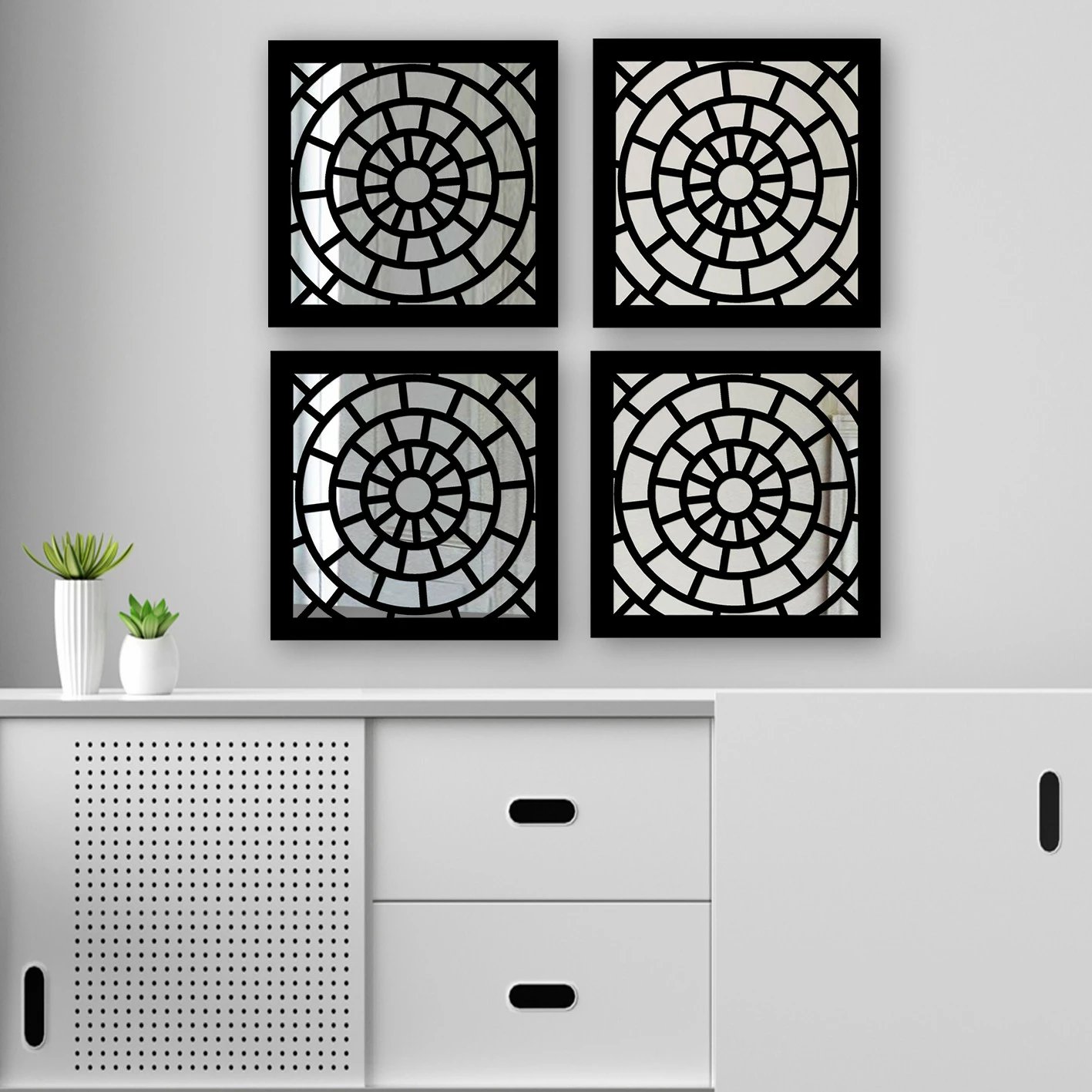 Set pasqyrash (4 copë), Wallity, SYH1168116865