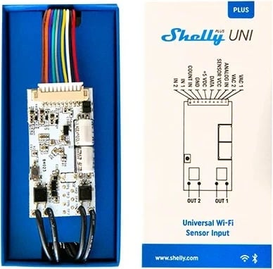 Pajisje smart Shelly ATSHELLYPUNI, Multicolour, 802.11b/g/n, 2.4 GHz