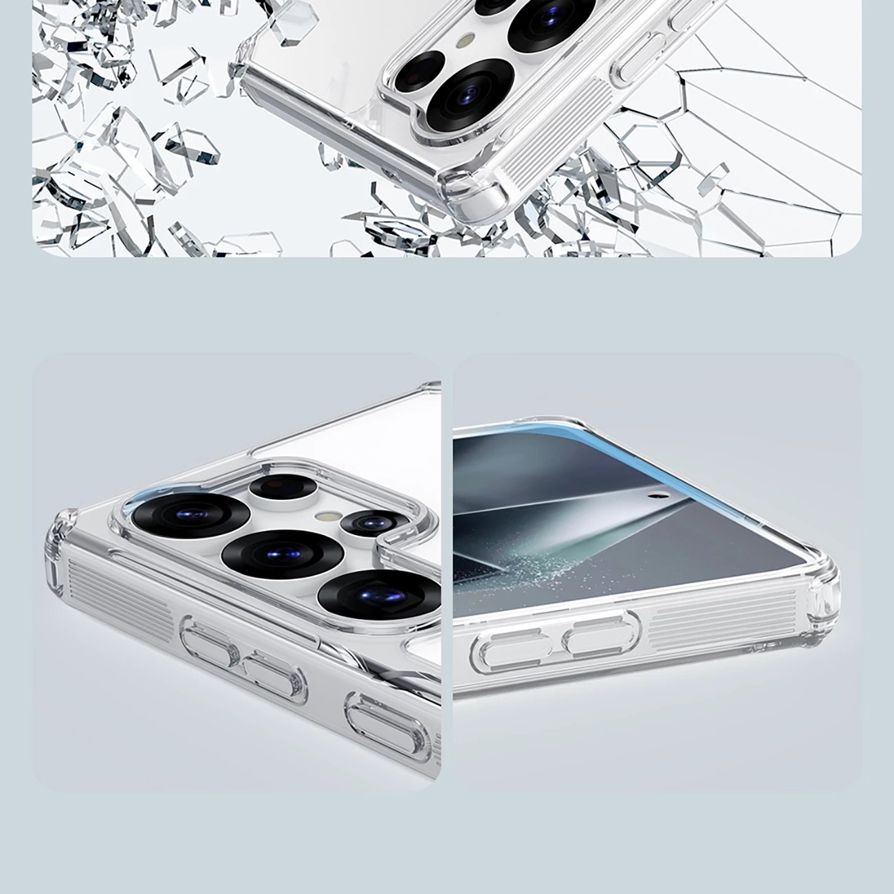Mbështjellës Nillkin Nature TPU Pro Magnetic me MagSafe për Samsung Galaxy S25 Ultra, Bardhë