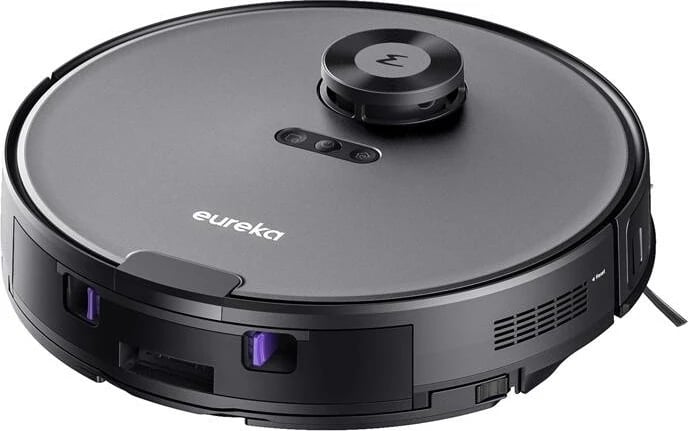 Robot pastrues EUREKA E10s me stacion vetë-shkarkues, 5200mAh, 4000Pa, i zi