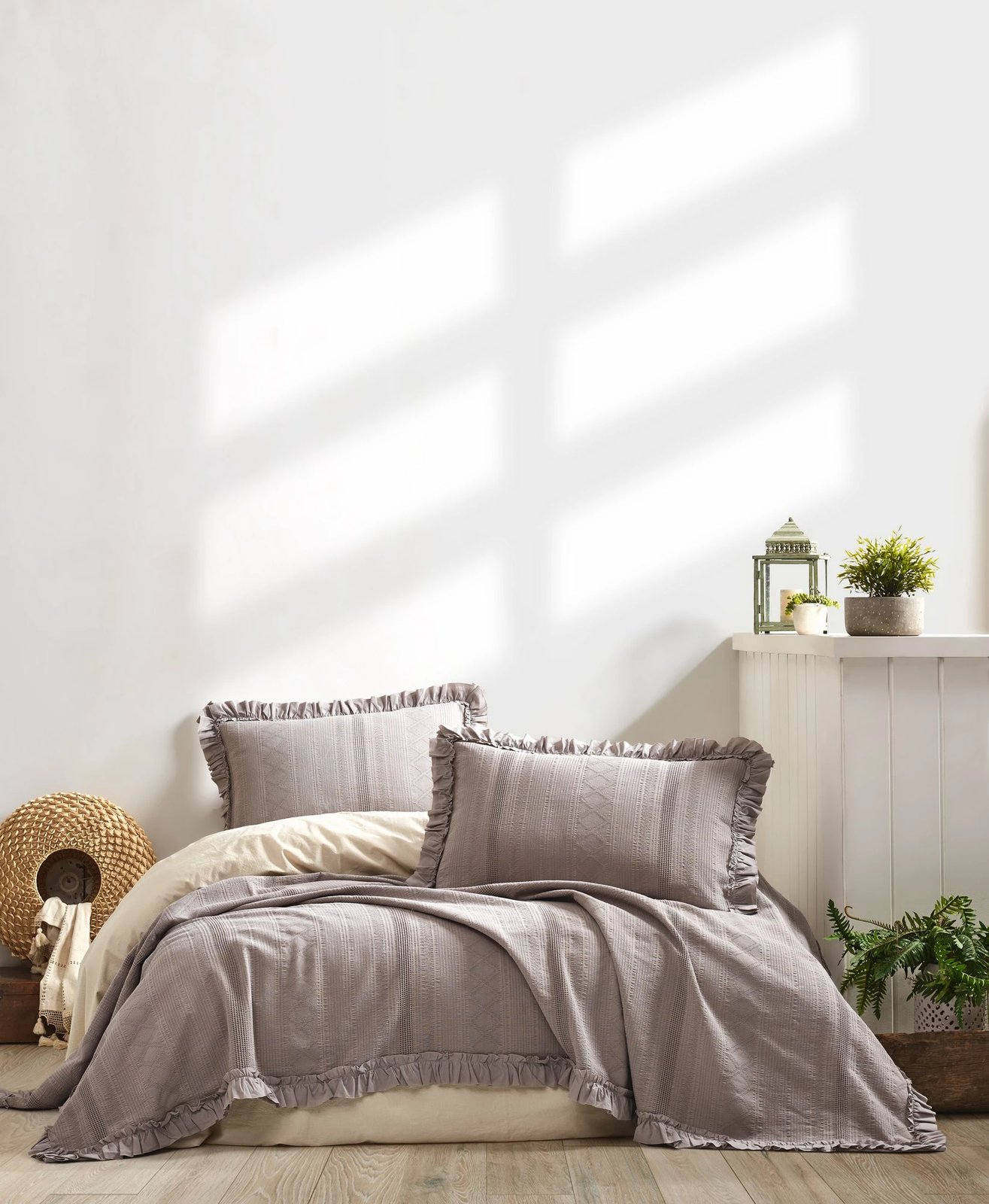 Set Double Pique Tziana, ngjyrë gri