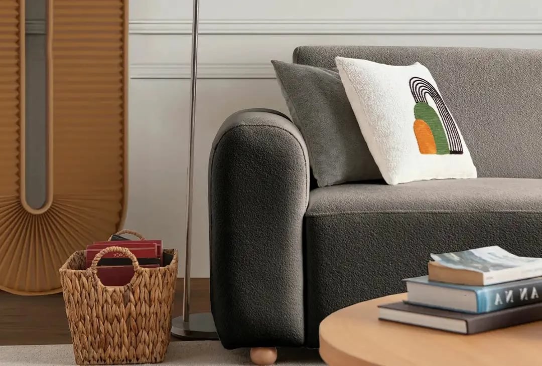 Këndollëse e madhe, ngjyrë antracit, S-Loft, këndi djathtas