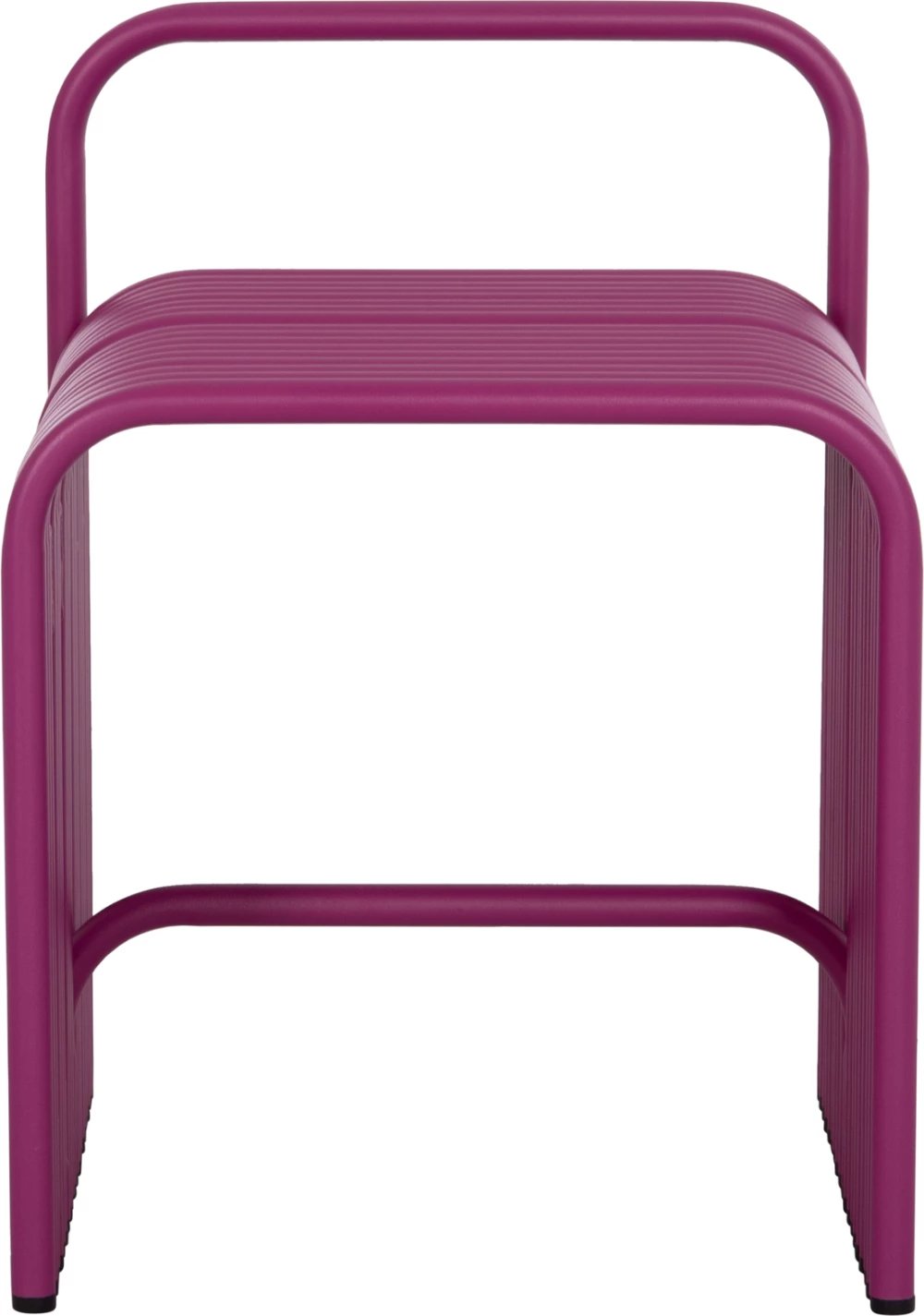 Karrige e ulët INTREPID, alumin, ngjyrë e purpurt, 40x38x55cm