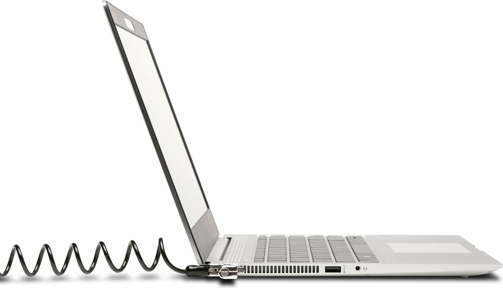 Kabllo sigurie Kensington Slim NanoSaver, kombinim, 1.8m, zi/metalike