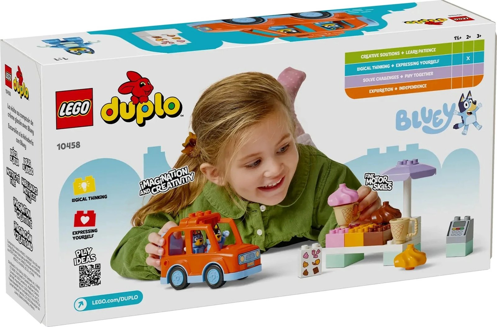 Set lodrash LEGO Duplo Bluey 10458, 22 pjesë, për fëmijë 2+ vjeç Set lodrash LEGO Duplo Bluey 10458, 22 pjesë, për fëmijë 2+ vjeç