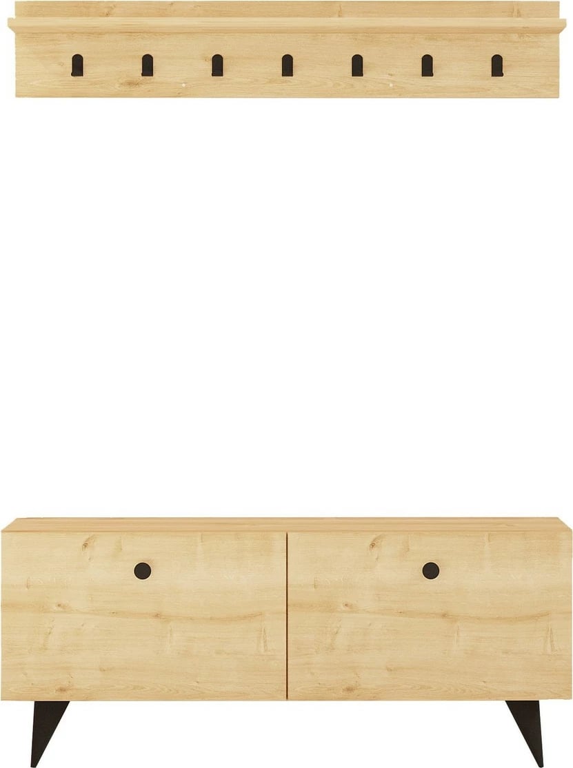 Stendë korridori Rupa, ngjyrë lisi, Hanah Home