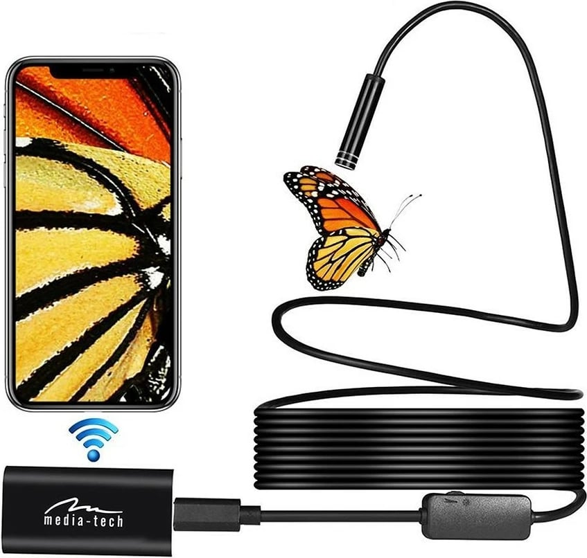 Endoskop inspektimi Media-Tech MT4099, WiFi, 5m, i zi